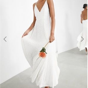 ASOS Joni sequin cami wedding dress for Bride
